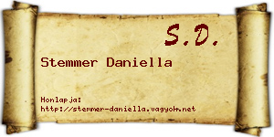 Stemmer Daniella névjegykártya